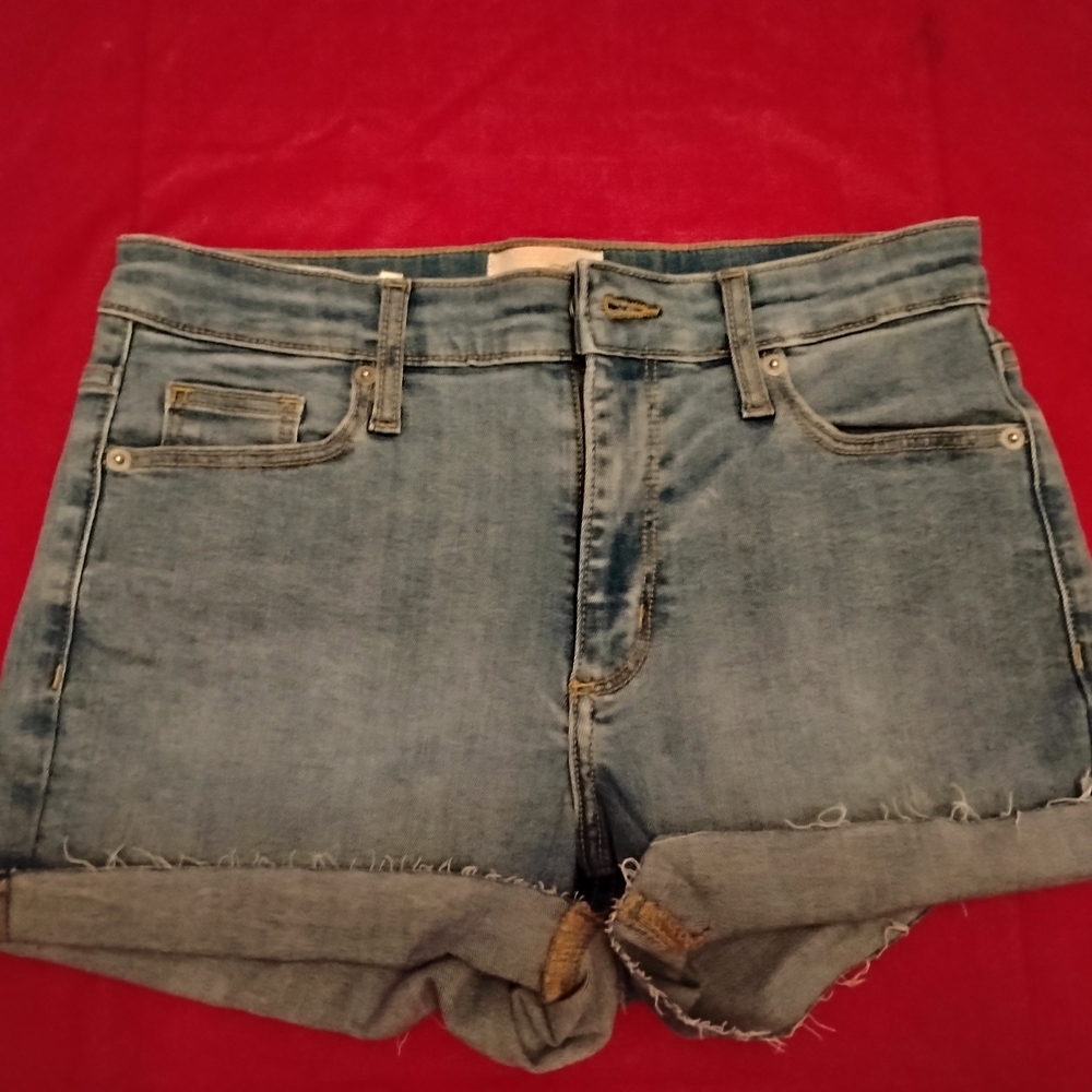 Women's Blue Denim Shorts